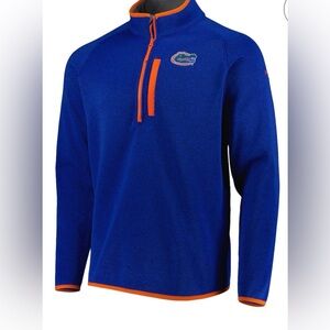 🐊Men's Royal Florida Gators Canyon Point Omni-Shield Raglan Half-Zip Top 🐊
